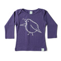Minti Baby Envelope Tee Chubby Bird Grape